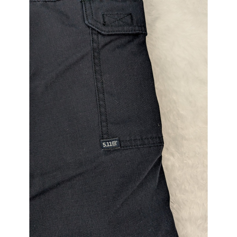 5.11 Tactical Cargo Pants Men's 38x36 Navy Blue Ripstop Utility Trousers 74273 - Picture 11 of 14